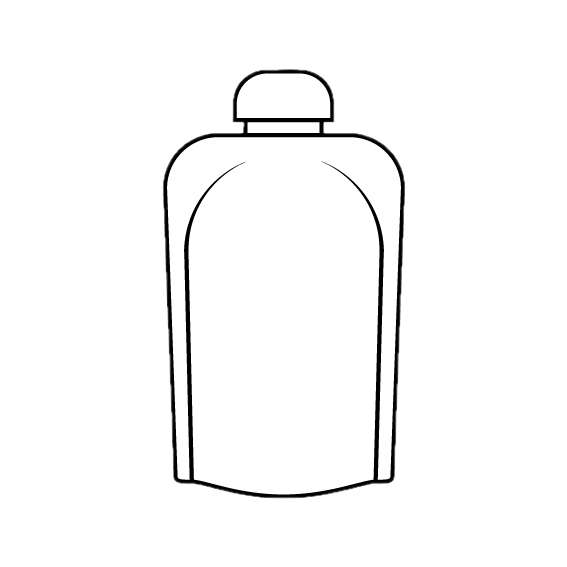 Picto d'une gourde de compote